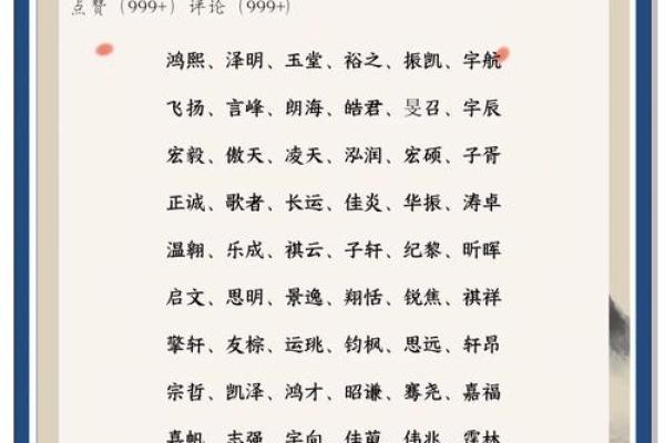 男孩起名大气霸气独一无二的(男孩起响亮霸气有寓意好的名字)
