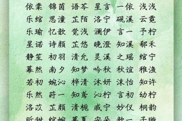 女孩儿名字简单大气(女孩名字简单大方洋气)