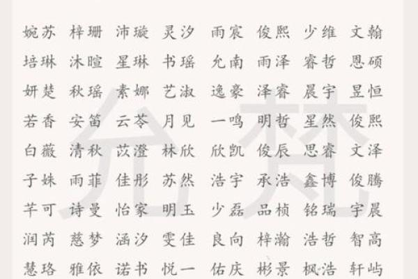 虎年取名字大全男孩(虎年起名字)