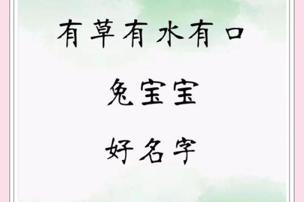 兔女孩草字头吉利的名字