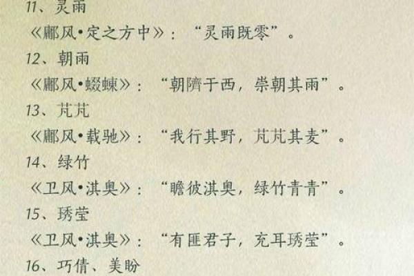 诗经食品公司名字大全(取自诗经的公司名)