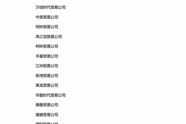 好听的贸易公司名称有哪些(好听的贸易公司名字大全集)