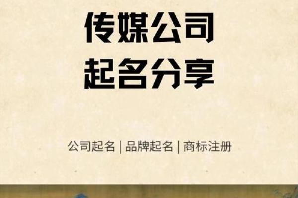 霸气传媒公司名字(传媒公司名字好听)