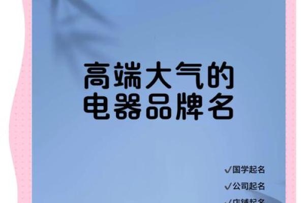电器商贸公司起名大全(电器销售有限公司起名)