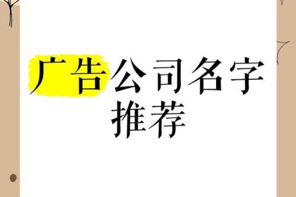 广告策划公司名字大全(广告策划公司)