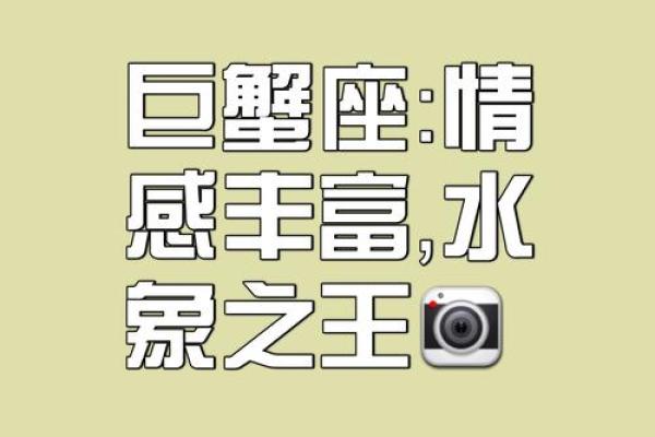 巨蟹座的各种第一名(巨蟹座什么第1名)