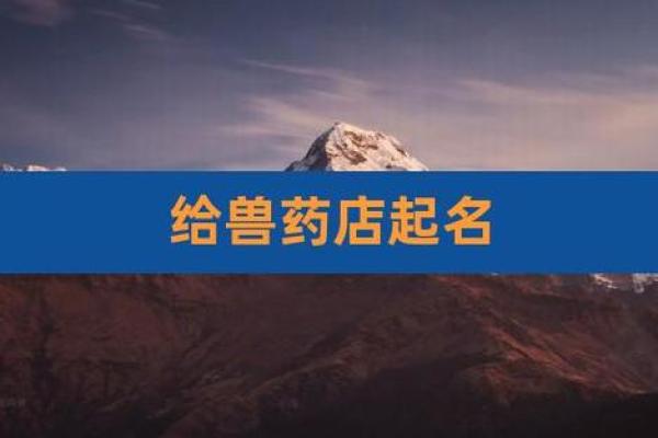 兽药公司名字(兽药公司名字大全起名网)