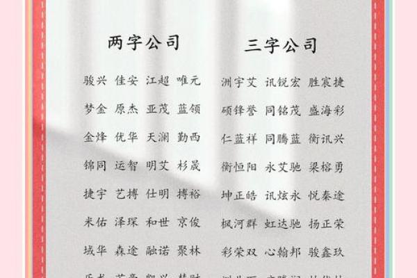 公司名称行业(公司名称)