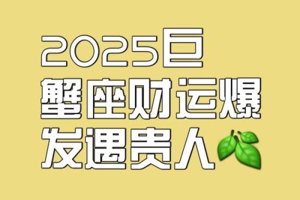 巨蟹座2025年财运(巨蟹座2025年财运)