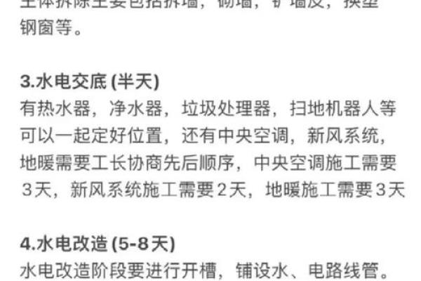 2026年3月装修最佳时间表 新房三月装修进度安排表