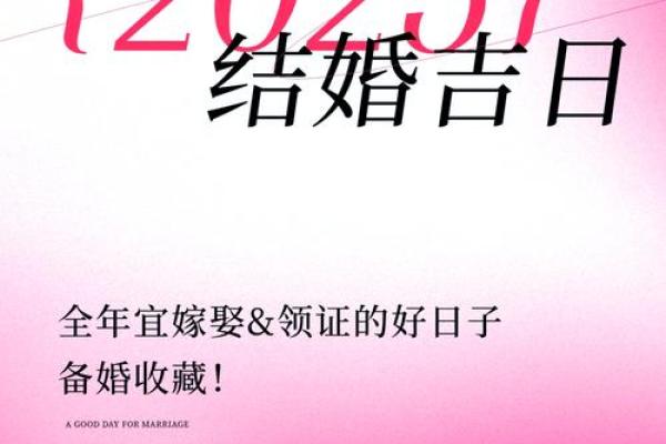 2025年一月结婚吉日大全(2025年结婚吉日一览表)