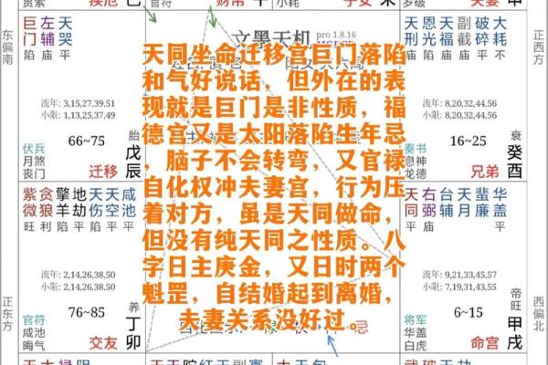 巨门在夫妻宫，巨门在夫妻宫男命