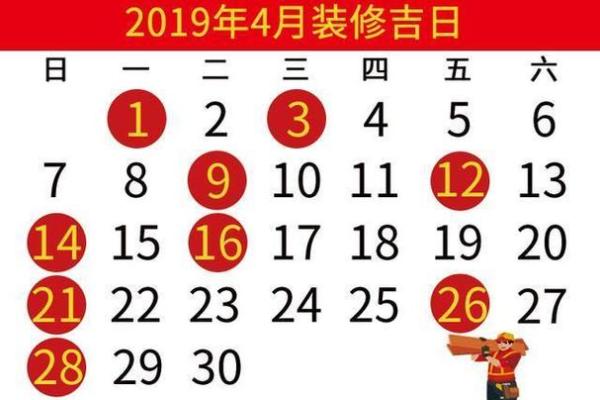 4月份房子装修吉日
