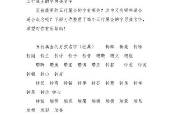 金字辈男孩名字大全(金字辈男孩名字大全三个字)