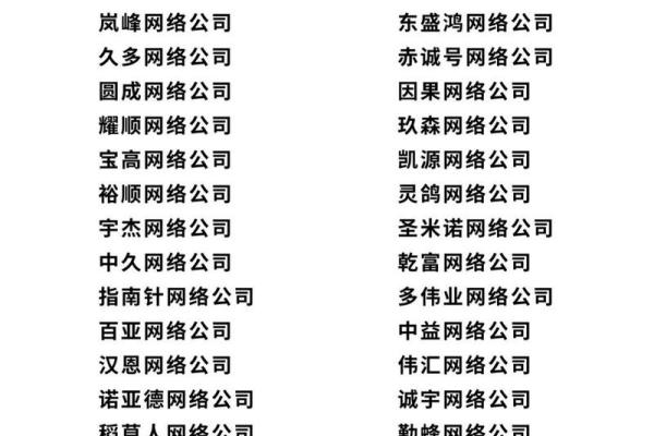 俩字大气的公司名字(俩字大气的公司名字)