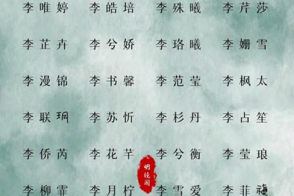 李取名字大全女孩(李字取名字女宝宝)