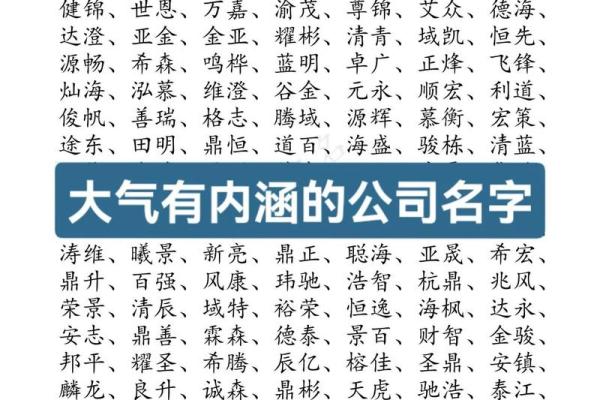 怎么才能给公司起个好名字呢(如何给公司起一个好名字)