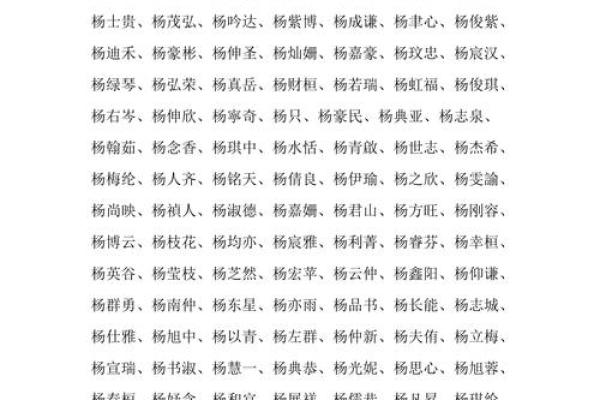 杨姓女孩取名三个字(杨姓女孩取名三个字的名字)