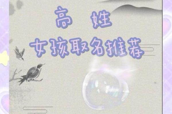 女孩姓高取名大气名字三个字(高姓女孩名字大气文雅三字)