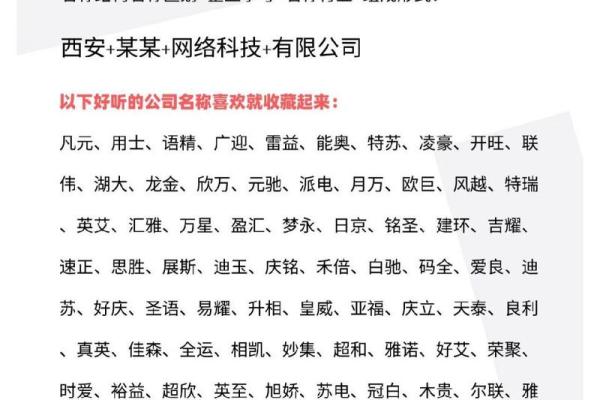 给公司起名字用什么名字比较好(给公司起名字大全免费)
