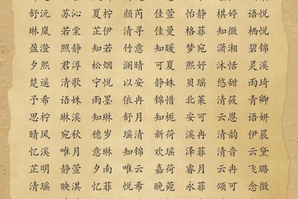 取名字大全女孩子(取名字女孩大全简单大气)