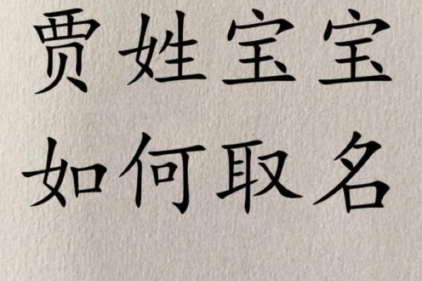 贾氏起名大全女孩名字(贾氏起名大全女孩名字两个字)