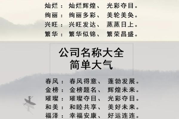 比较大气的公司名字(比较大气公司名字大全参考)