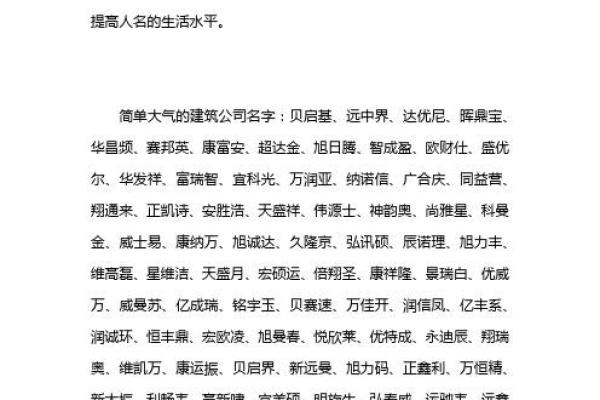 好的建筑公司名字大全(300个建筑公司名字大全)