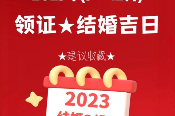 23年适合结婚的吉日